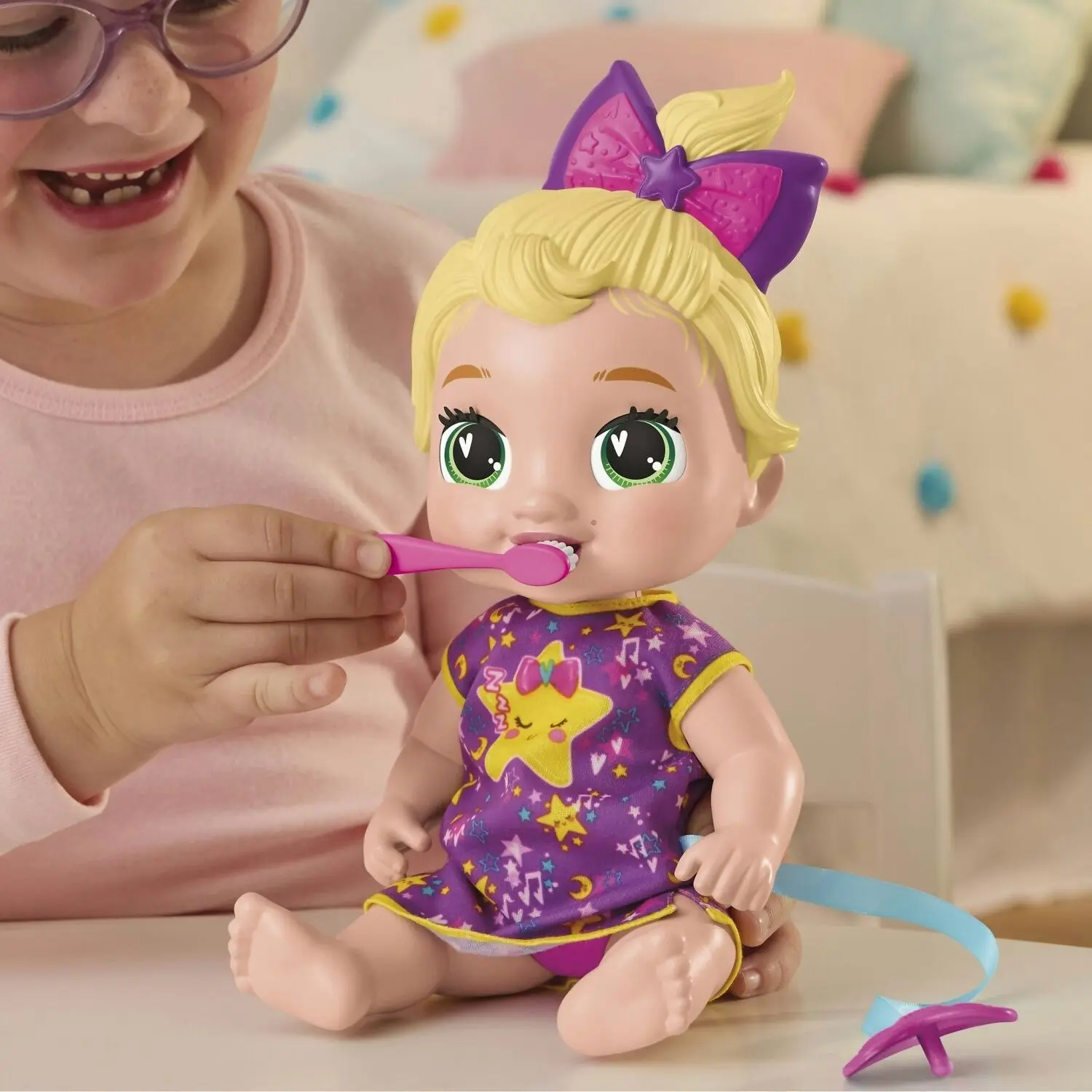 Baby Alive - Lil Dreamer Lala Googoo Blonde Hair Baby Doll