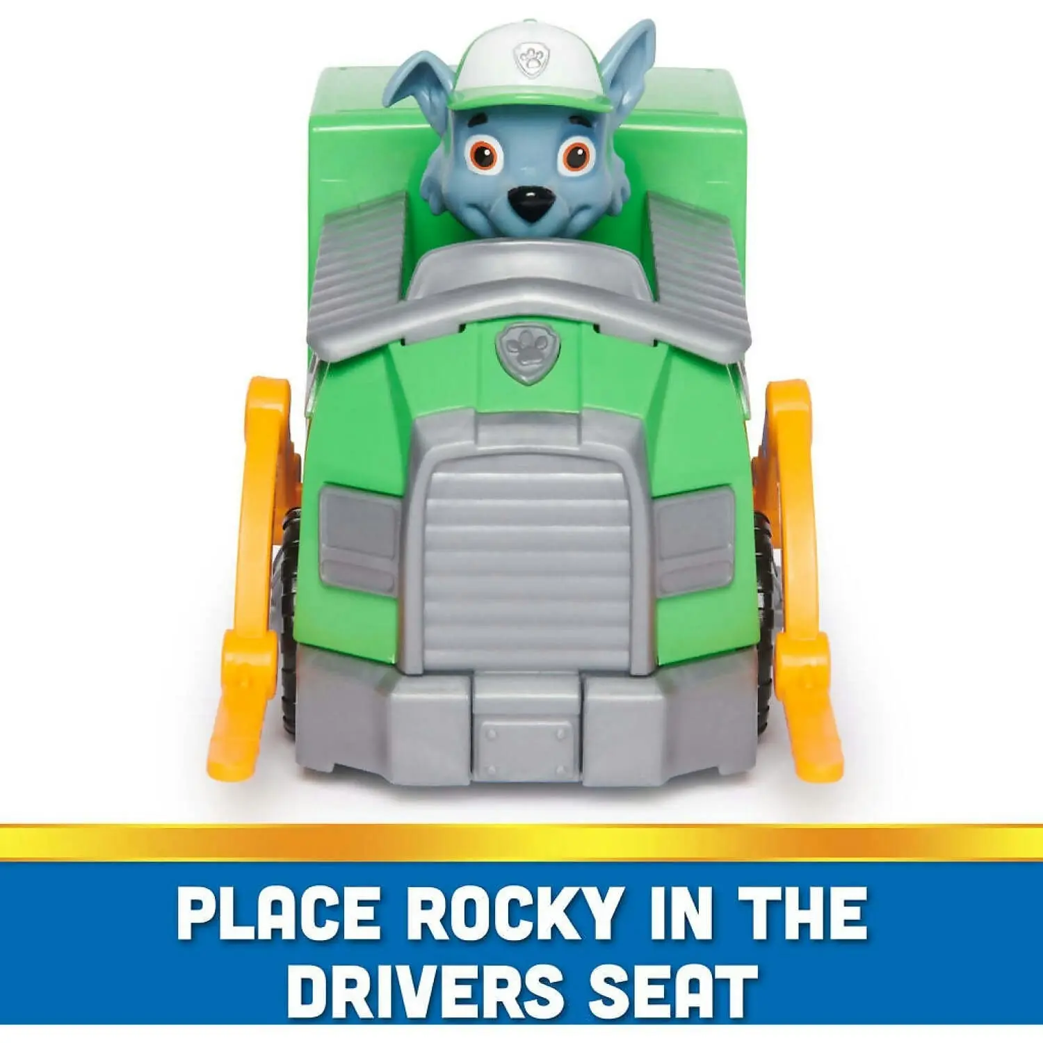 Paw Patrol - Rocky's Recycle Truck Sustainable Vehicle - Spin Master