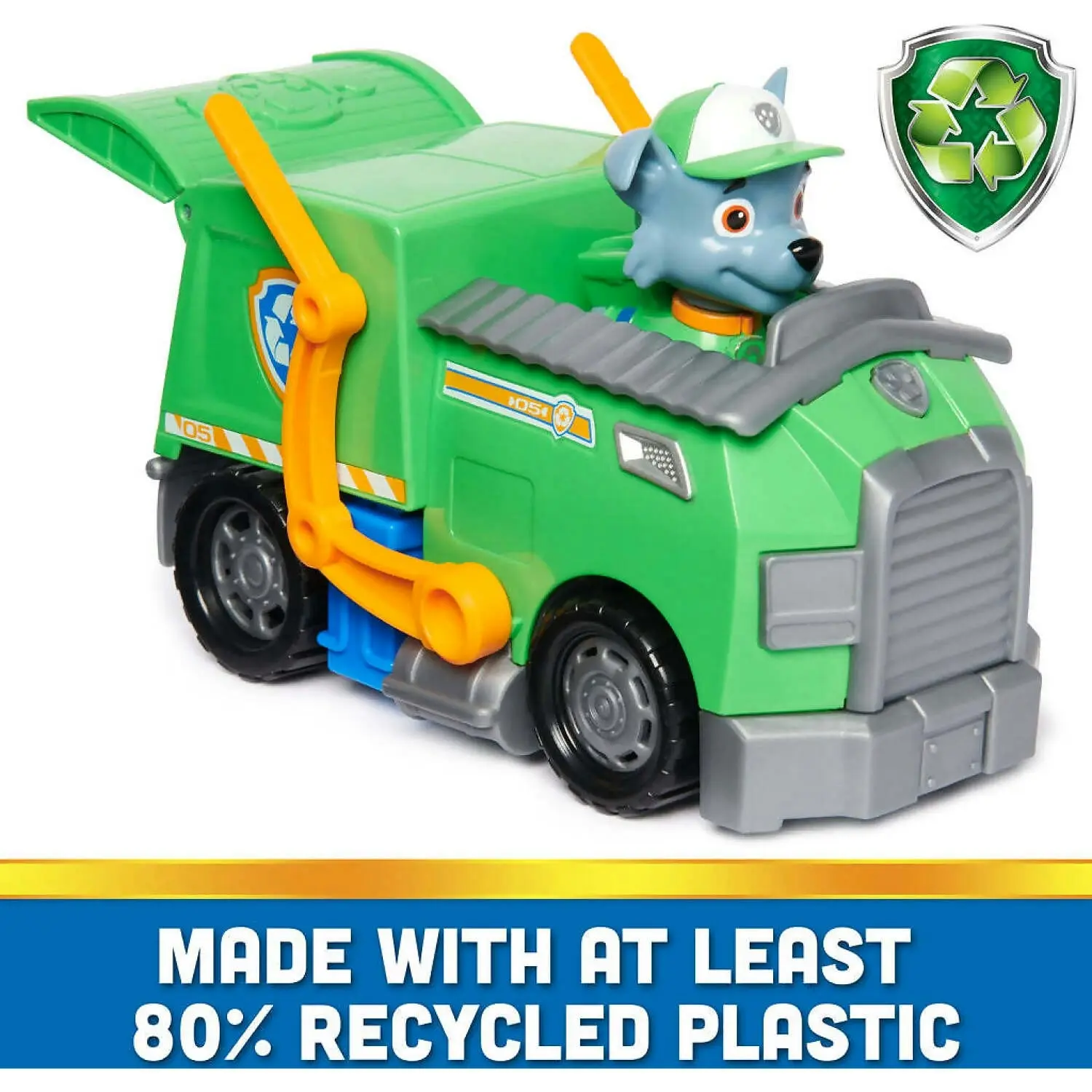 Paw Patrol - Rocky's Recycle Truck Sustainable Vehicle - Spin Master