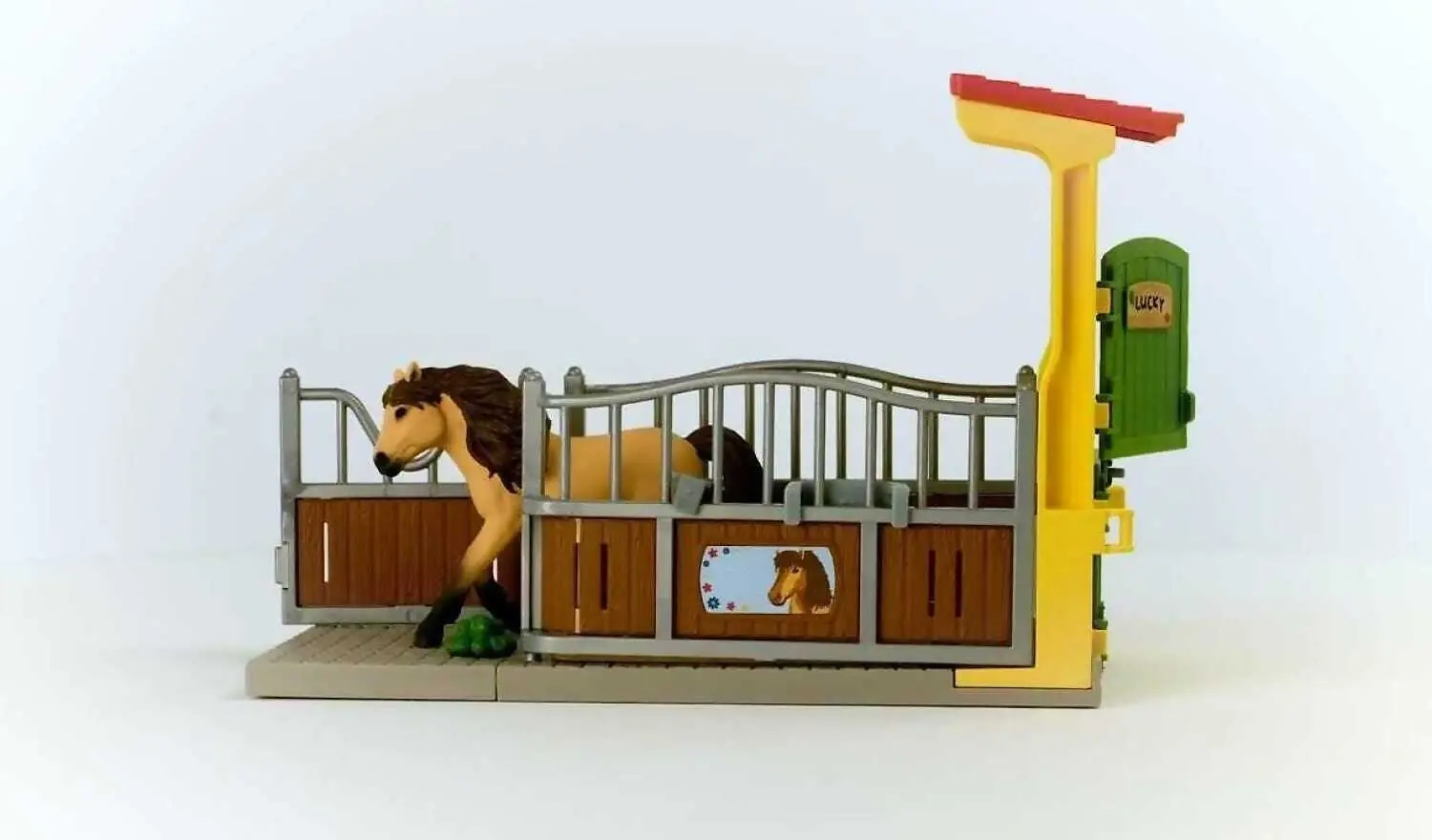 Schleich - Pony Box With Iceland Pony Stallion - Farm World Animal Playset