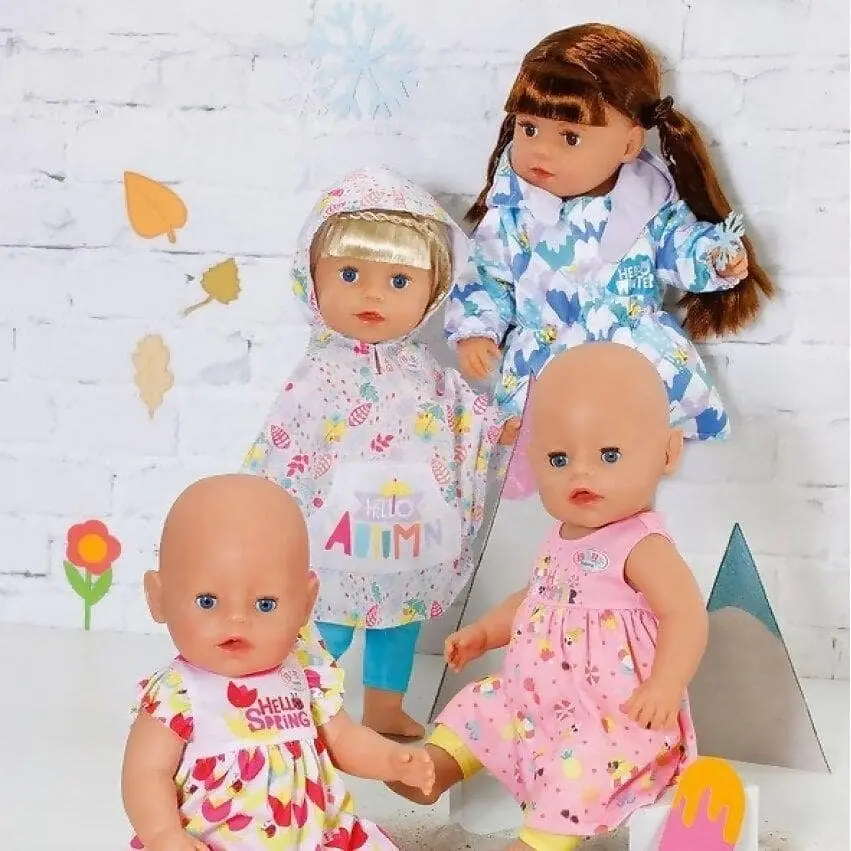 Baby Born - 4 Seasonal Outfit Set 43cm (dolls Not Included)