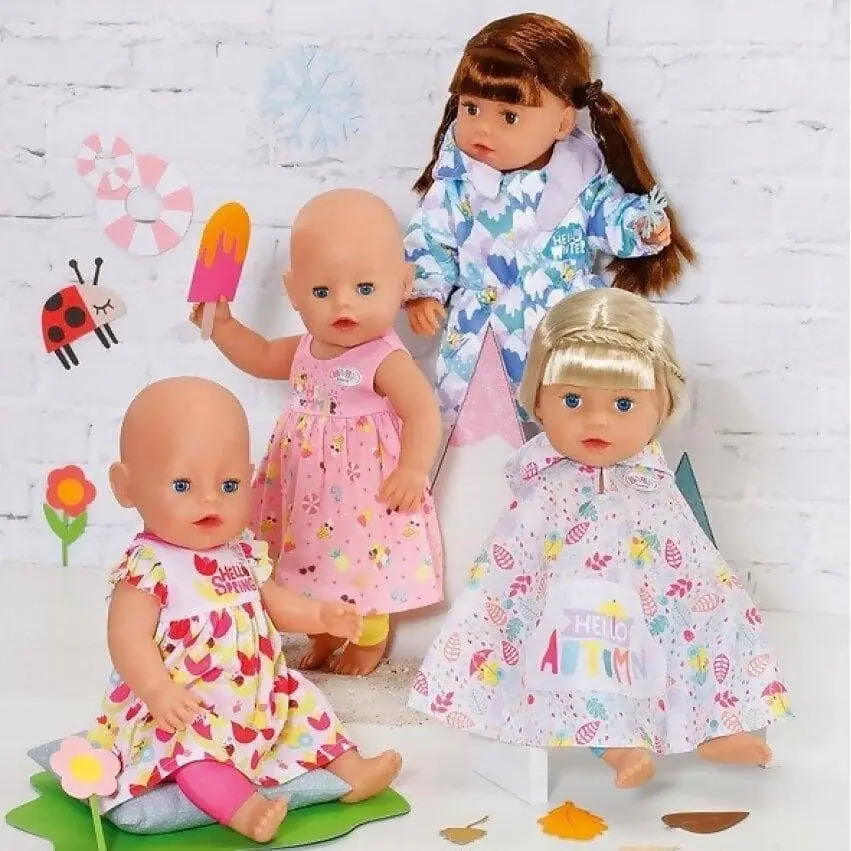 Baby Born - 4 Seasonal Outfit Set 43cm (dolls Not Included)