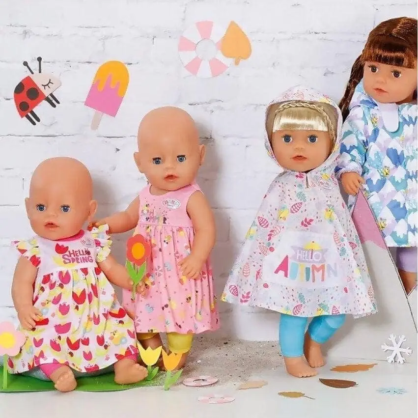 Baby Born - 4 Seasonal Outfit Set 43cm (dolls Not Included)