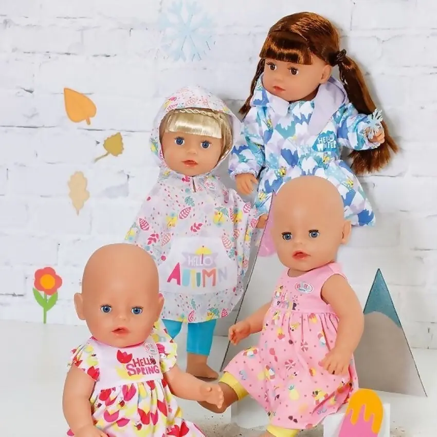 Baby Born - 4 Seasonal Outfit Set 43cm (dolls Not Included)