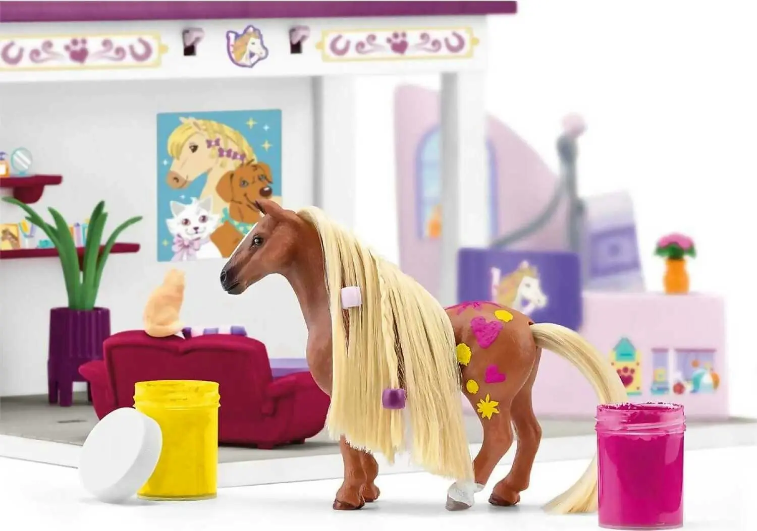 Schleich - Sofia's Beauties Pet Salon - Horse Club Animal Playset