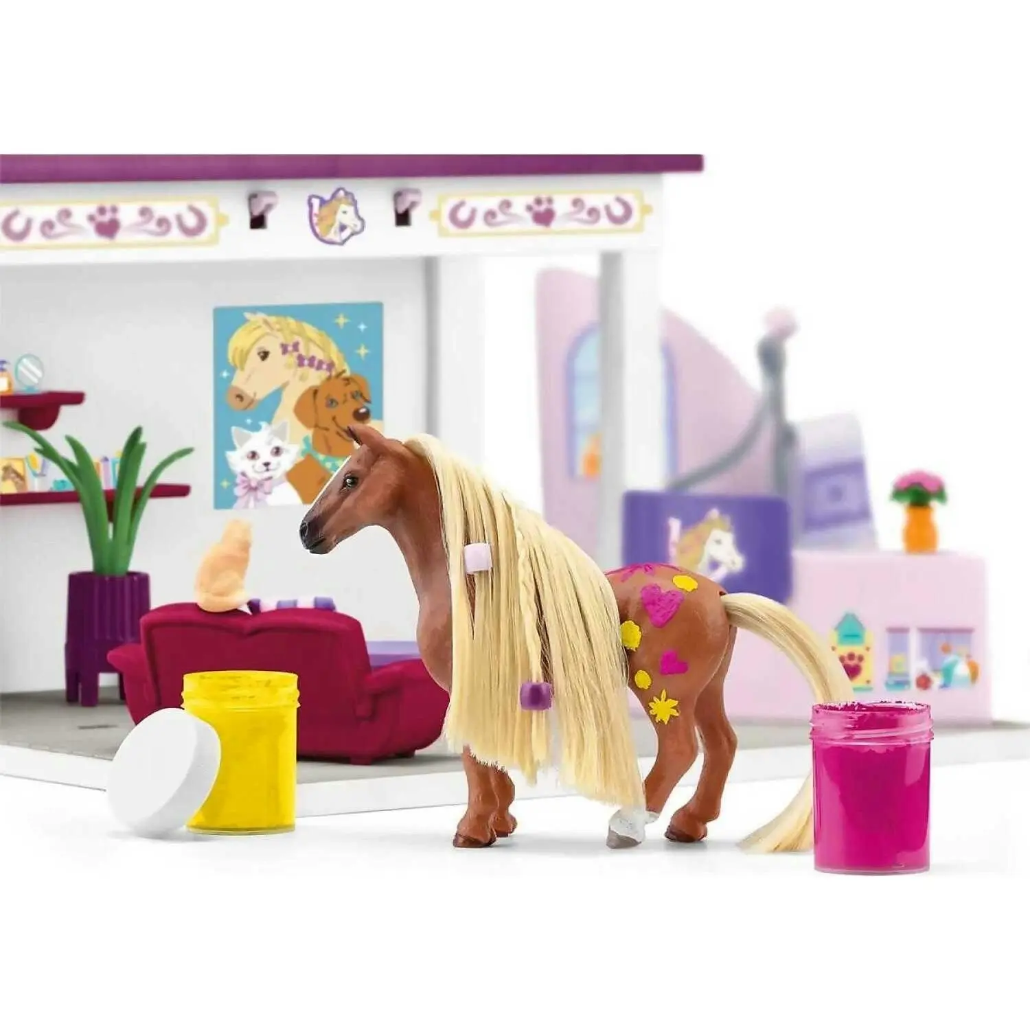 Schleich - Sofia's Beauties Pet Salon - Horse Club Animal Playset