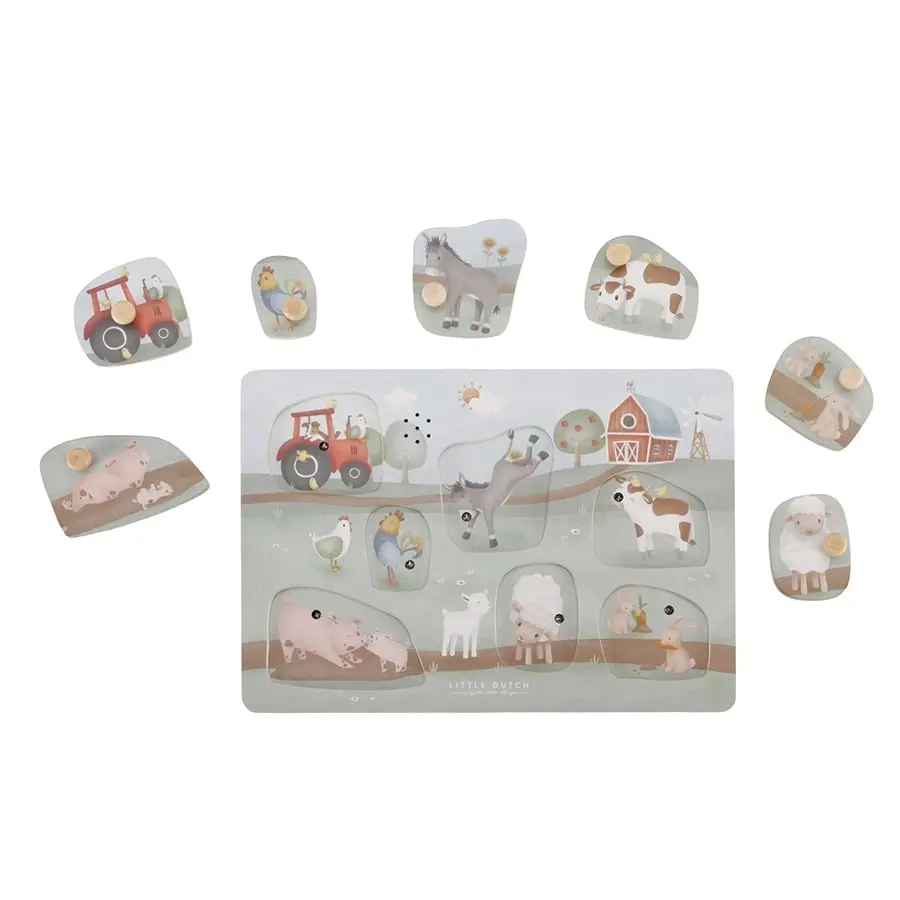 Little Farm Wooden Sound Puzzle