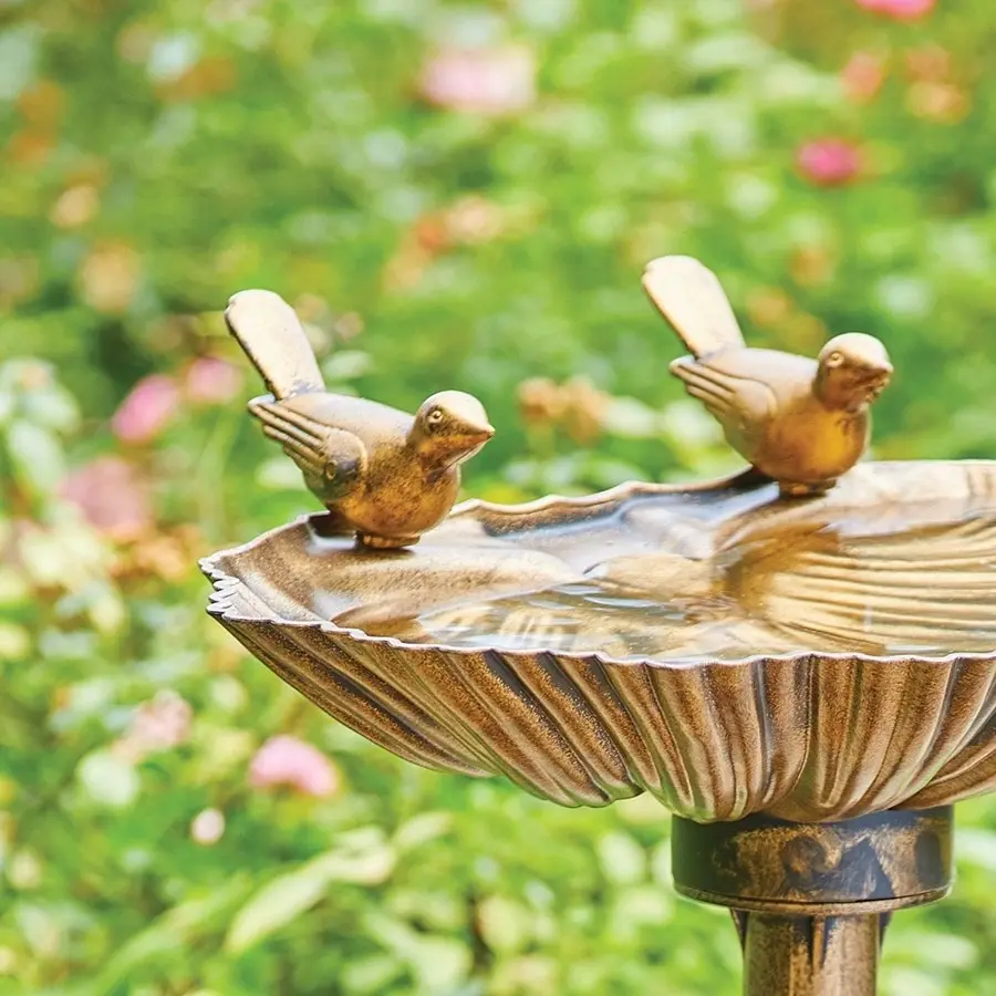 Bird Bath with Planter