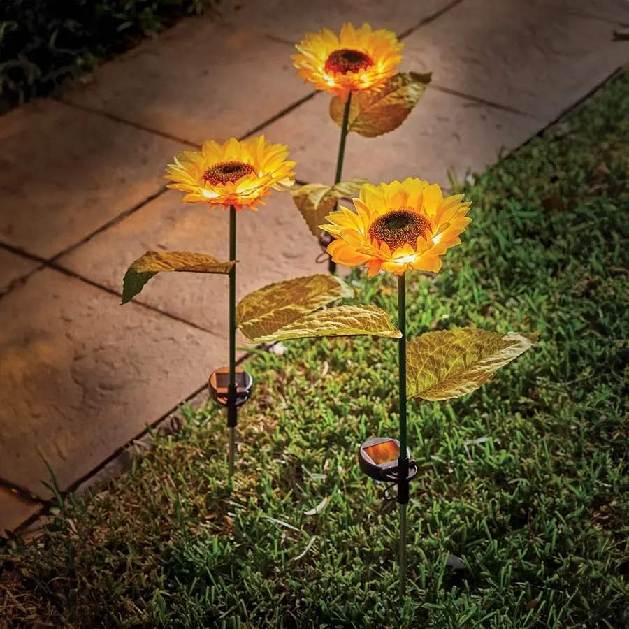 Solar Sunflowers - set of 3