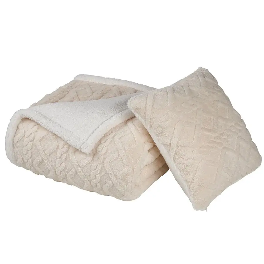 Sherpa throw Cream 180 x 220cm