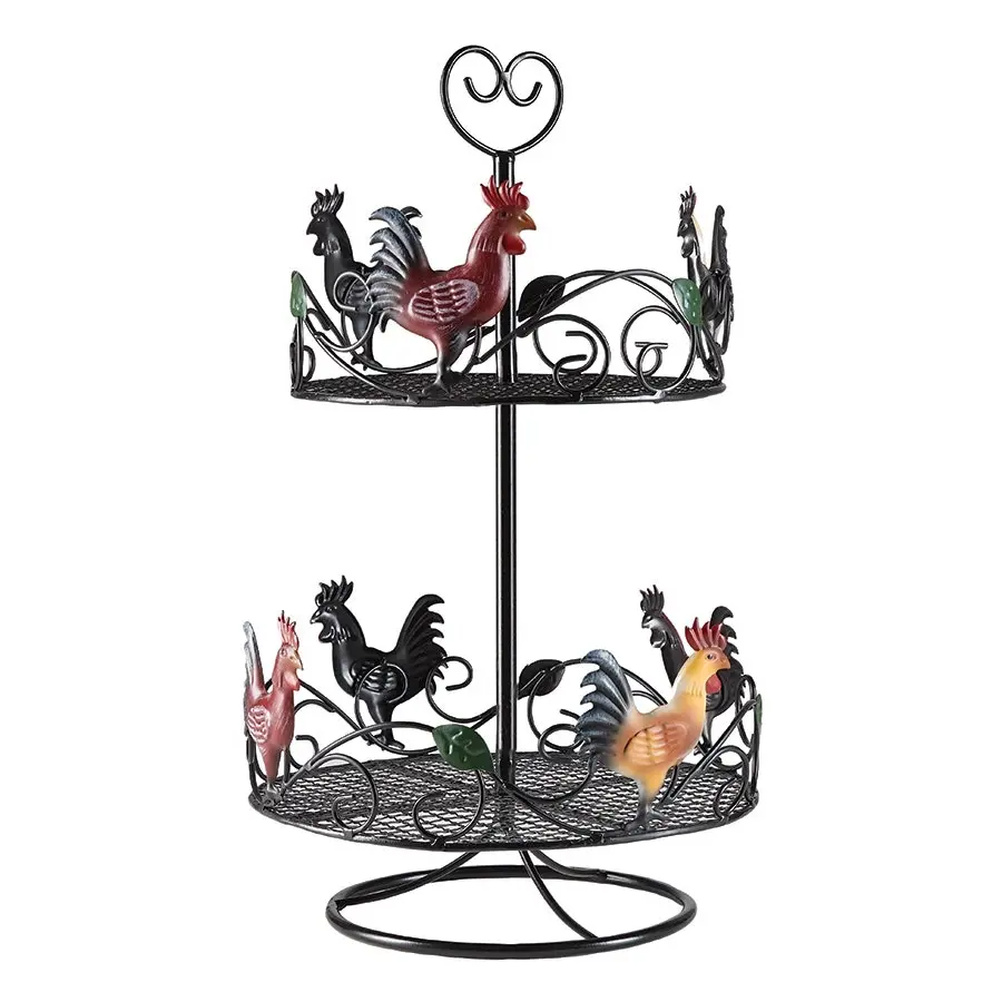 Rooster Counter Top Rack Storage