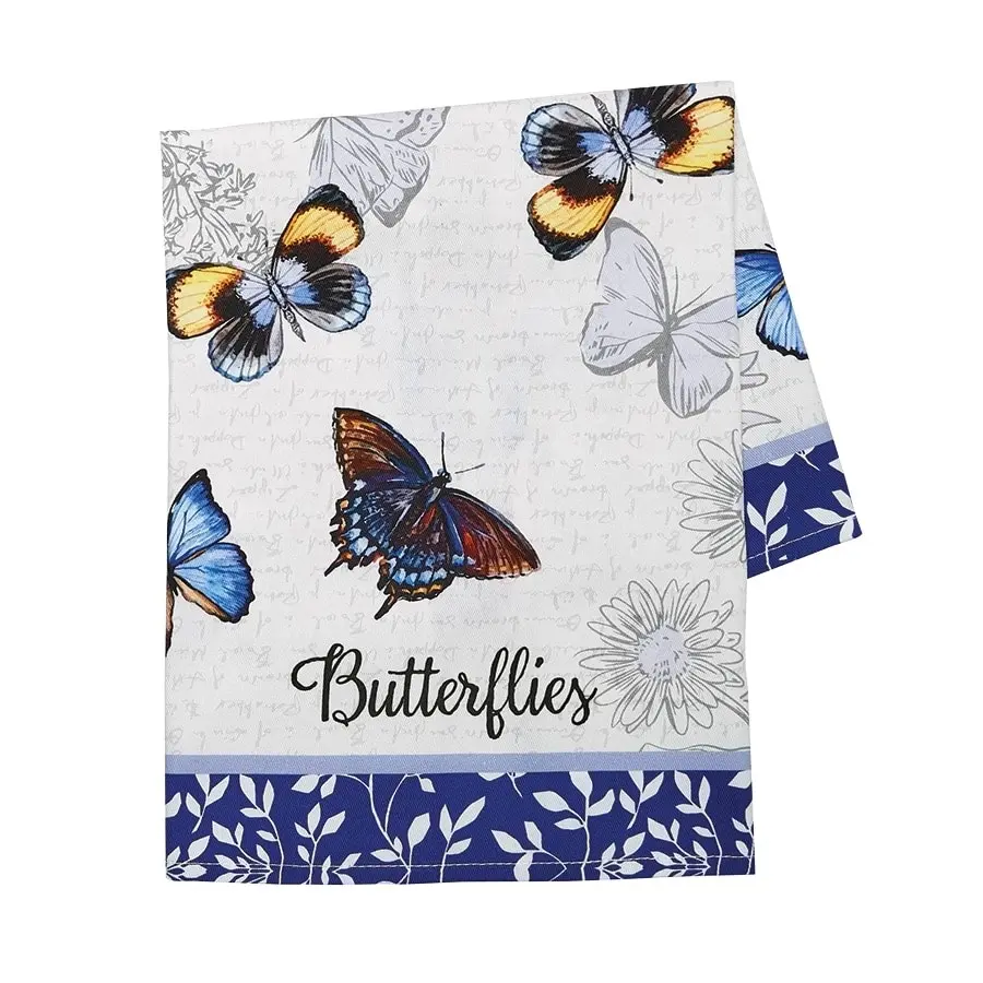 Butterfly Kitchen Towel & Mitt Set