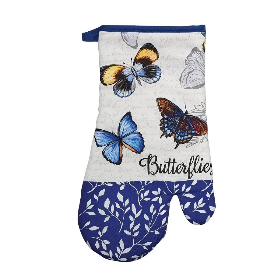 Butterfly Kitchen Towel & Mitt Set