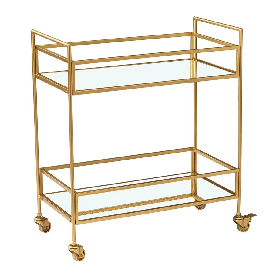 Gold Drinks Trolley