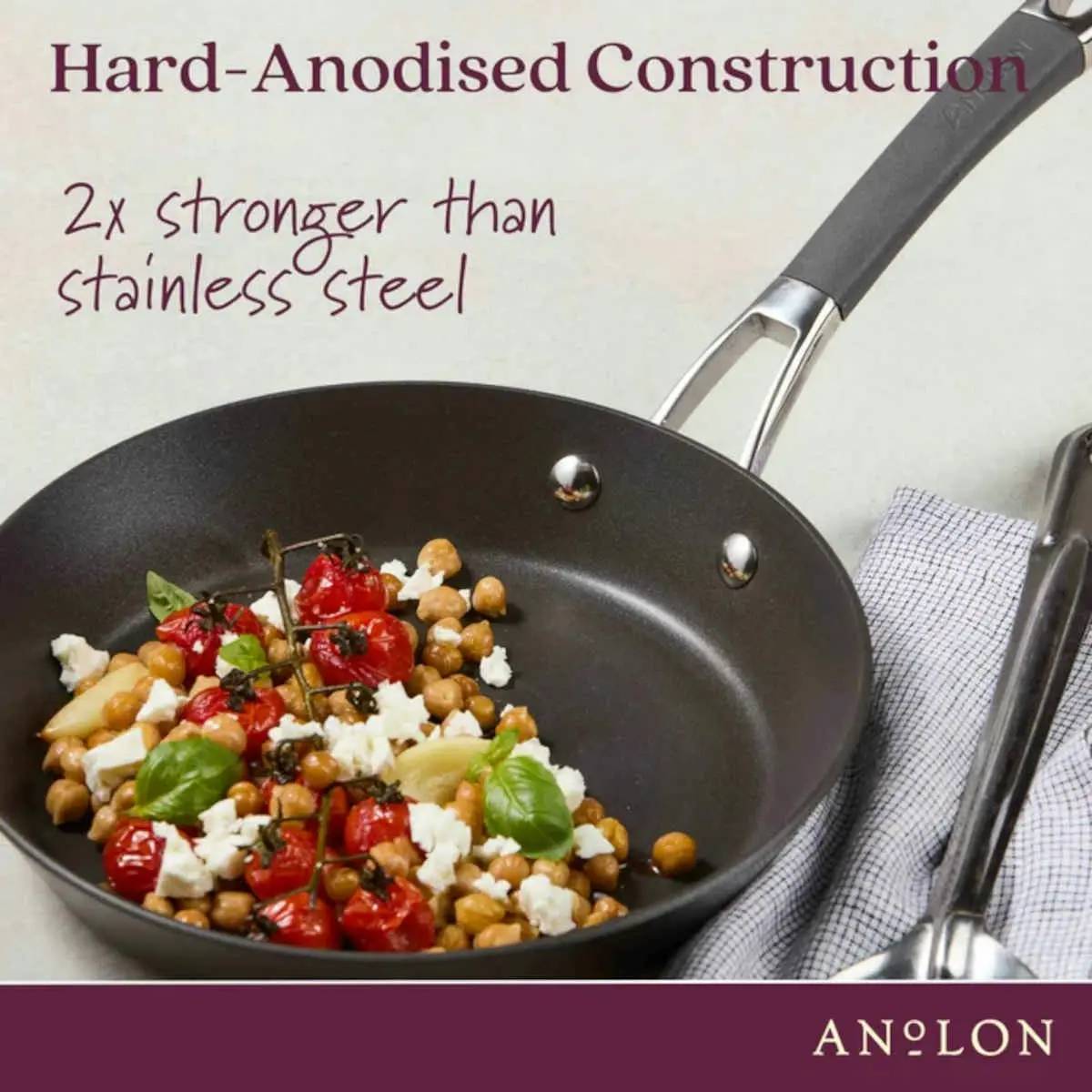 Anolon Endurance+ Skillet and Sautéuse Set