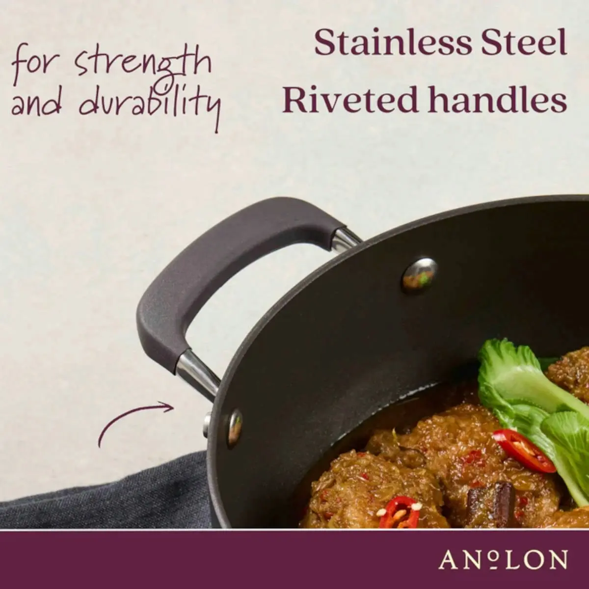 Anolon Endurance+ Skillet and Sautéuse Set