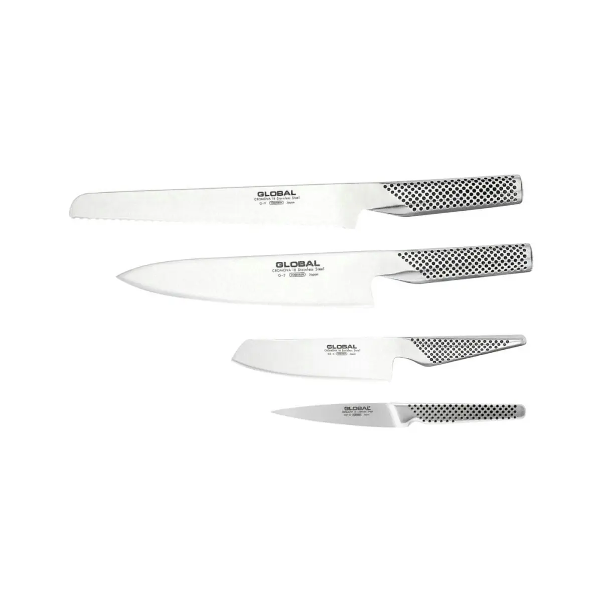 Global Ikasu (Teikoku) V Knife Block Set 5 Piece