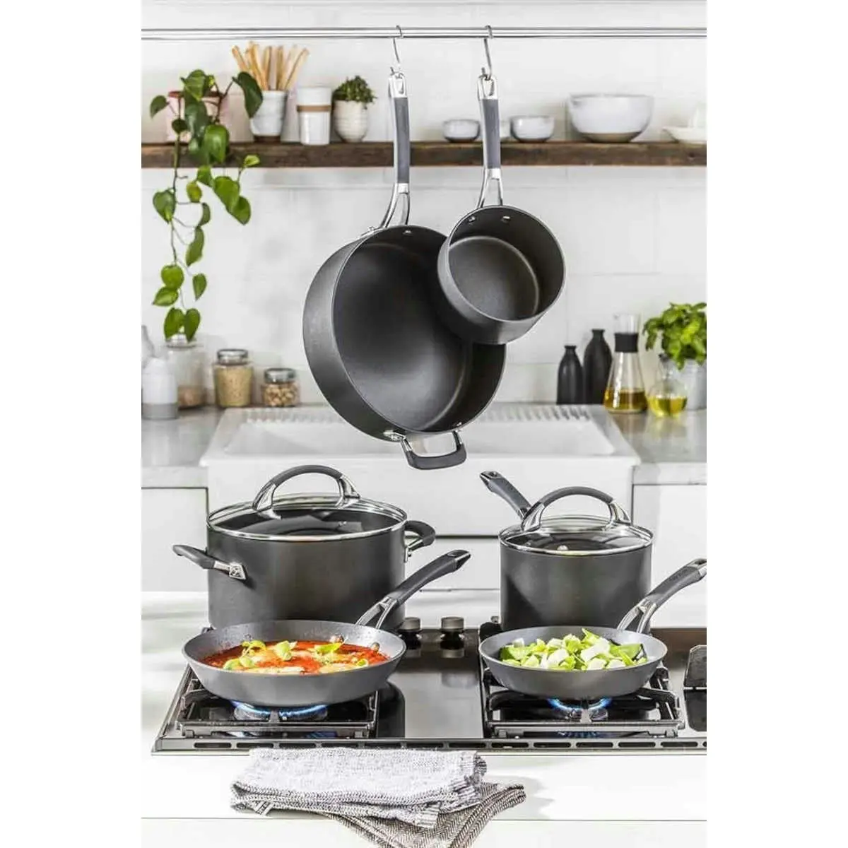 Anolon Endurance+ Cookware Set 6 Piece