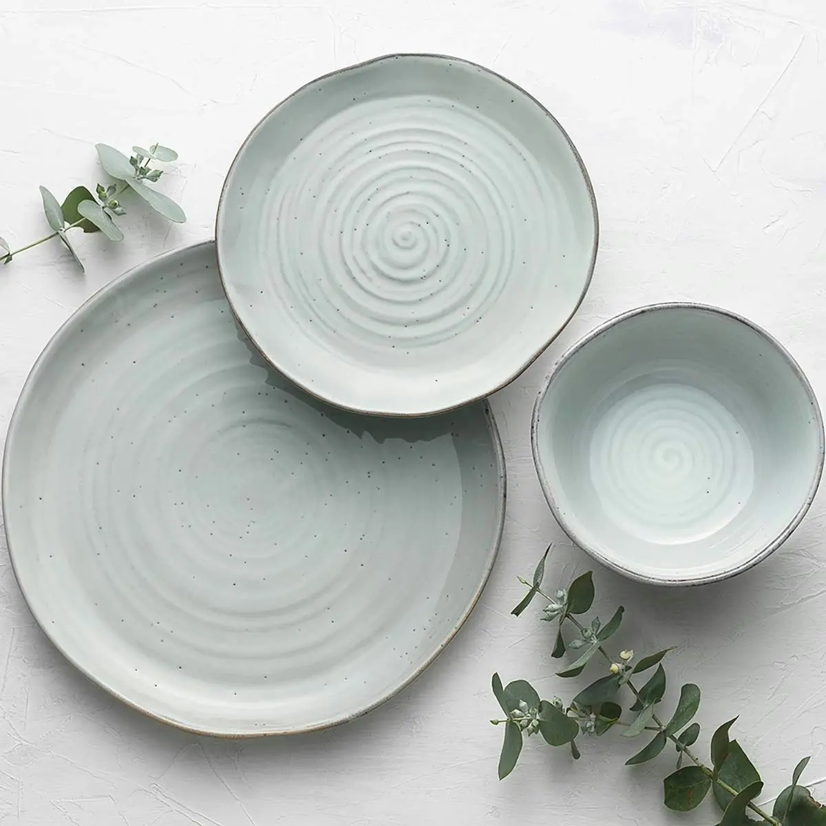 Ecology Ottawa Dinner Set Lichen 12 Piece