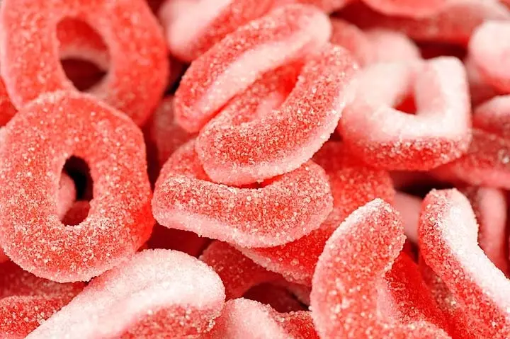 Strawberry Rings 150g