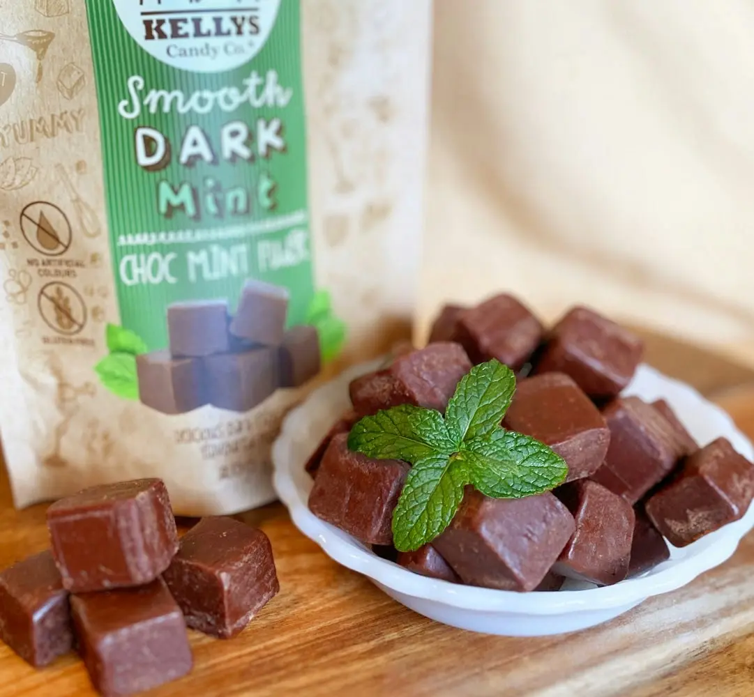 Kelly's Smooth Dark Chocolate Mint Fudge 200g