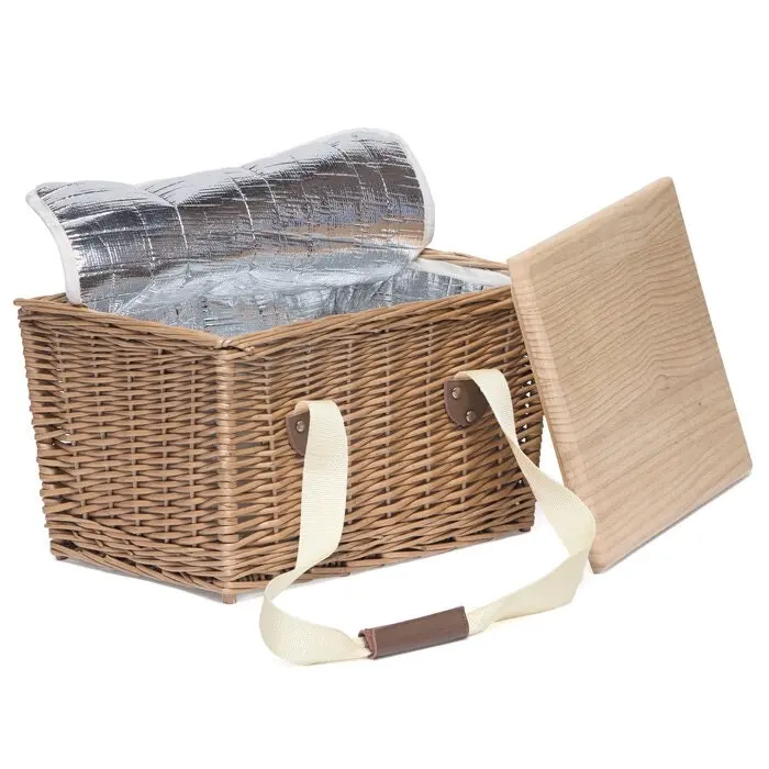 Wicker Insulated Picnic Basket