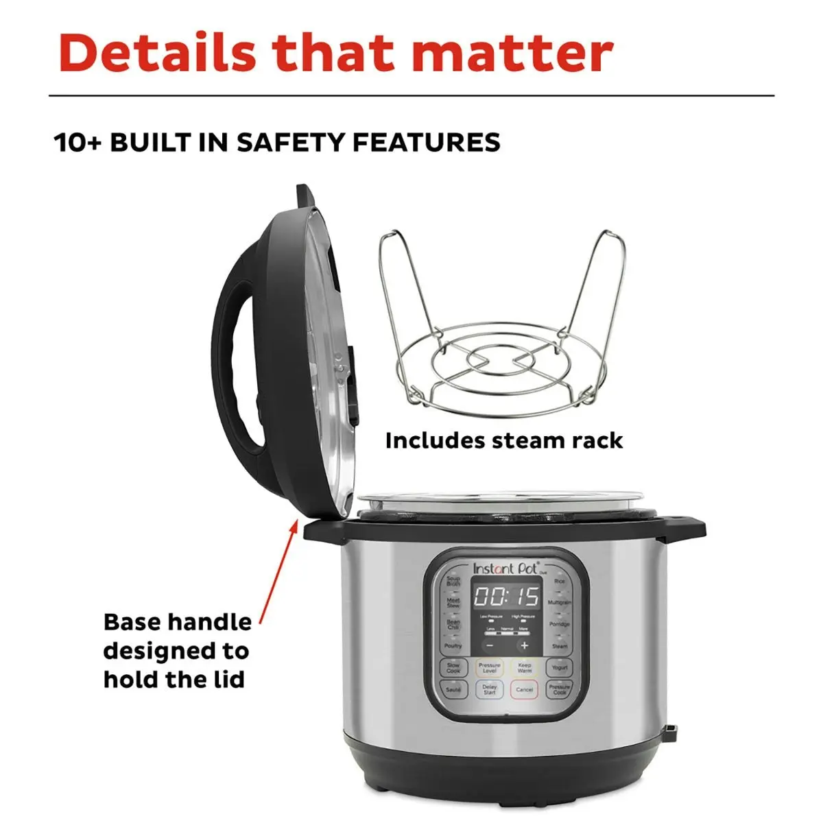 Instant Pot Duo 7-in-1 Multi-Functional Smart Cooker 5.7L