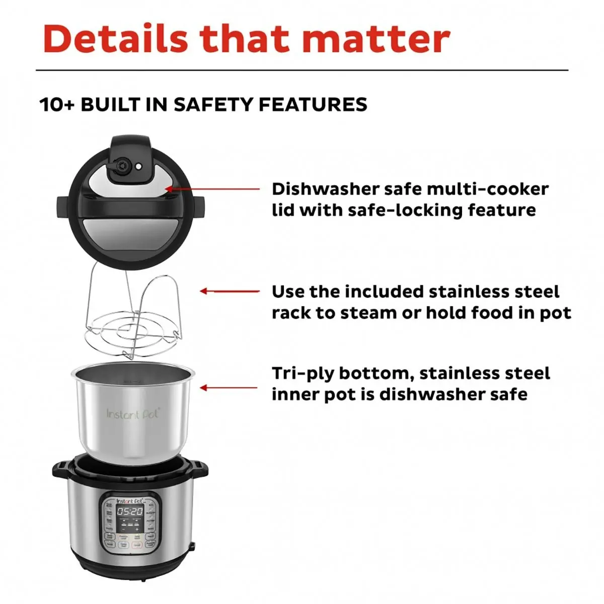 Instant Pot Duo 7-in-1 Multi-Functional Smart Cooker 5.7L