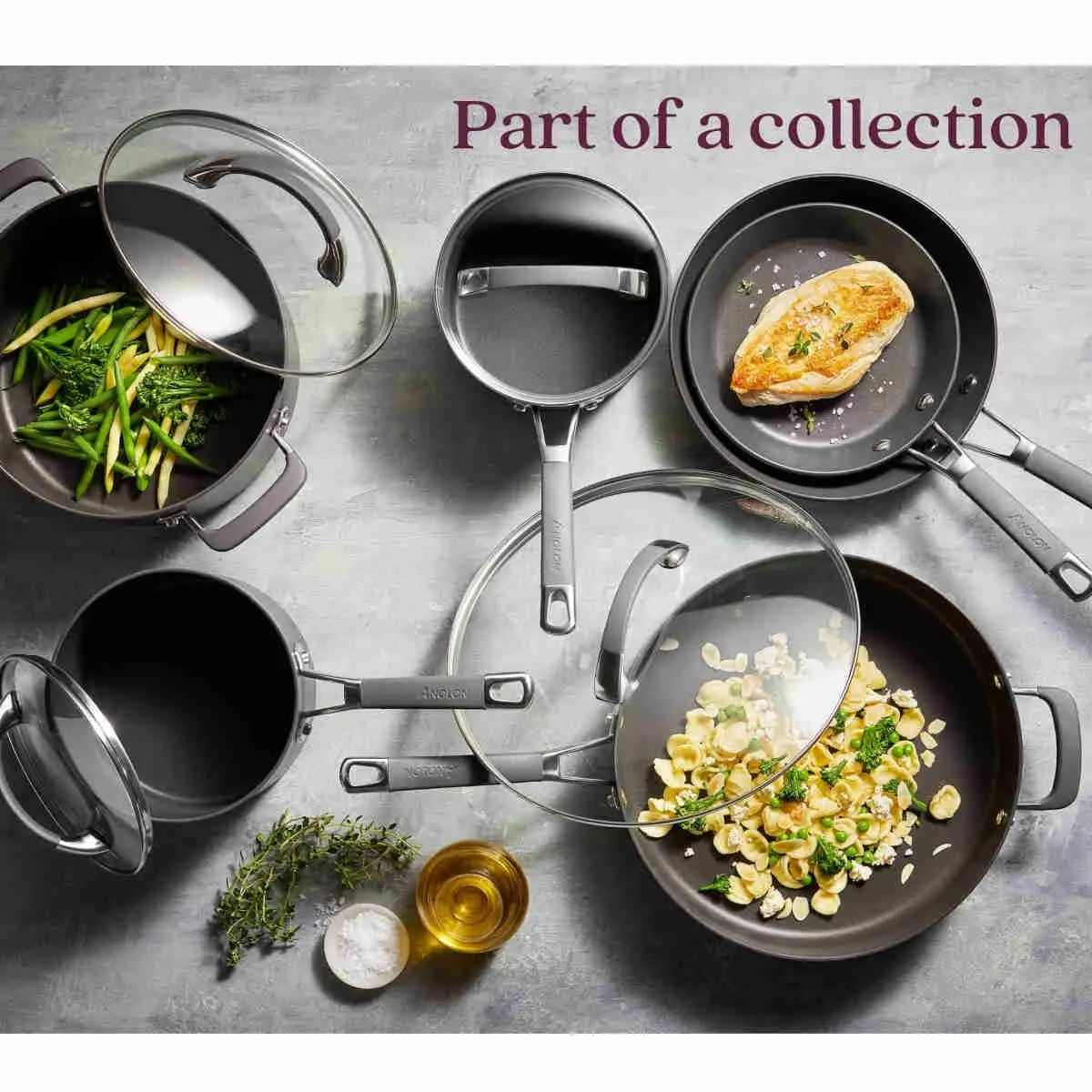 Anolon Endurance+ Cookware Set 3 Piece