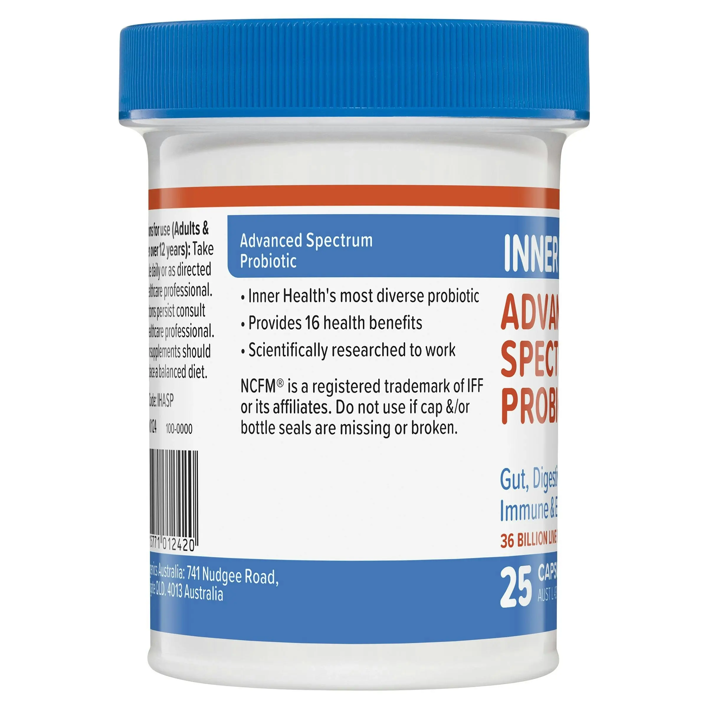 Inner Health Advanced Spectrum Probiotic 25 Capsules