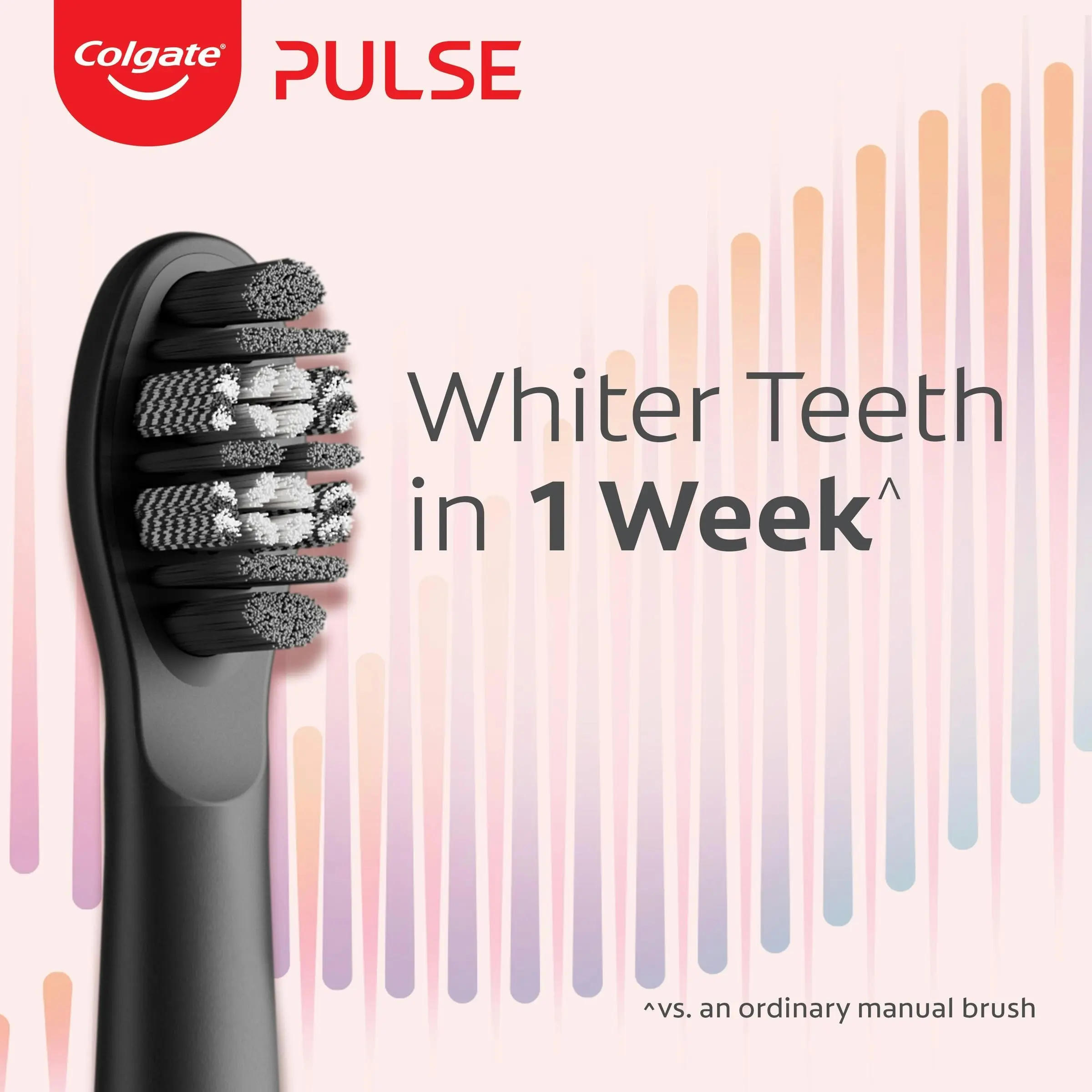 Colgate Pulse Series 1 Connected Rechargeable Whitening Electric Toothbrush, 1 Pack with Refill Head