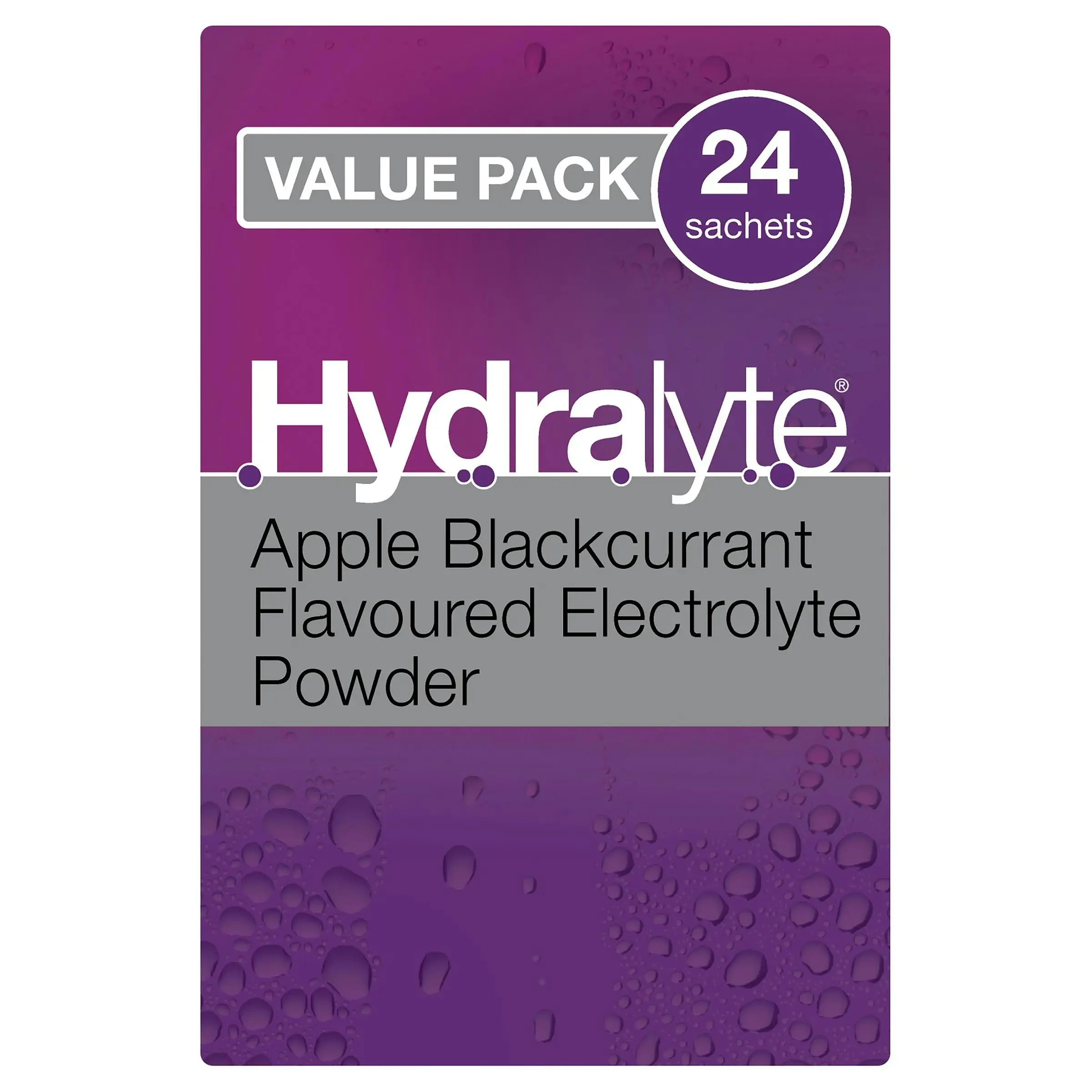 Hydralyte Electrolyte Powder Apple Blackcurrant 24 Pack