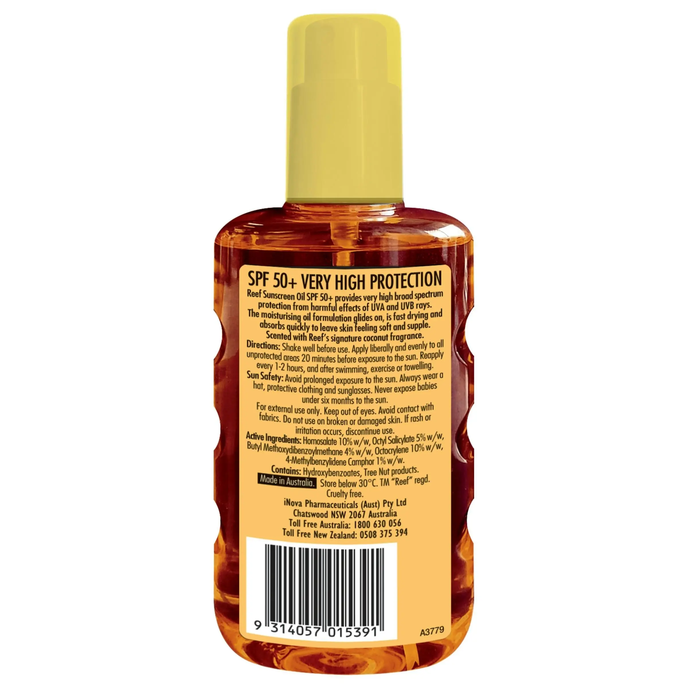 Reef Sunscreen Oil Spray SPF 50+ 220ml