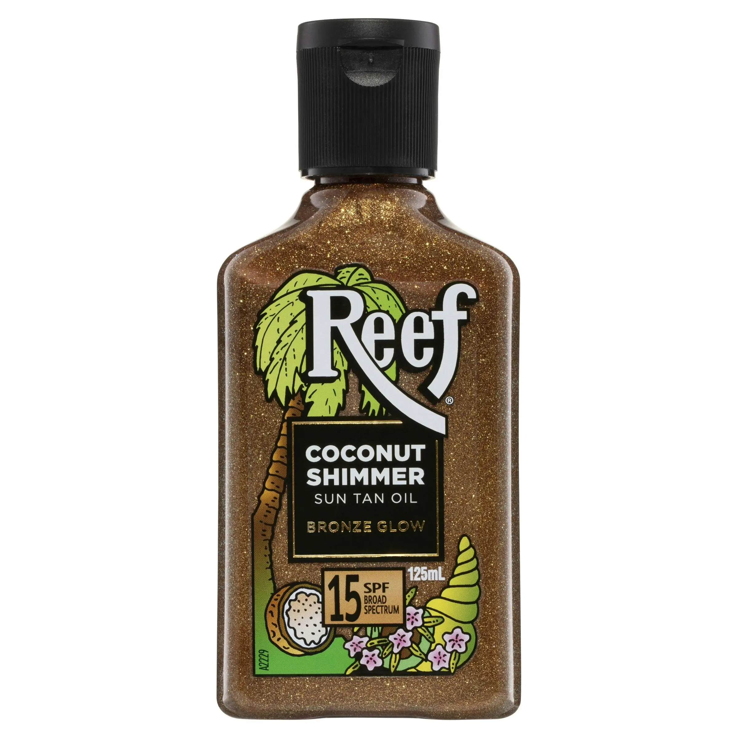 Reef Coconut Shimmer Sun Tan Oil SPF 15+ 125mL