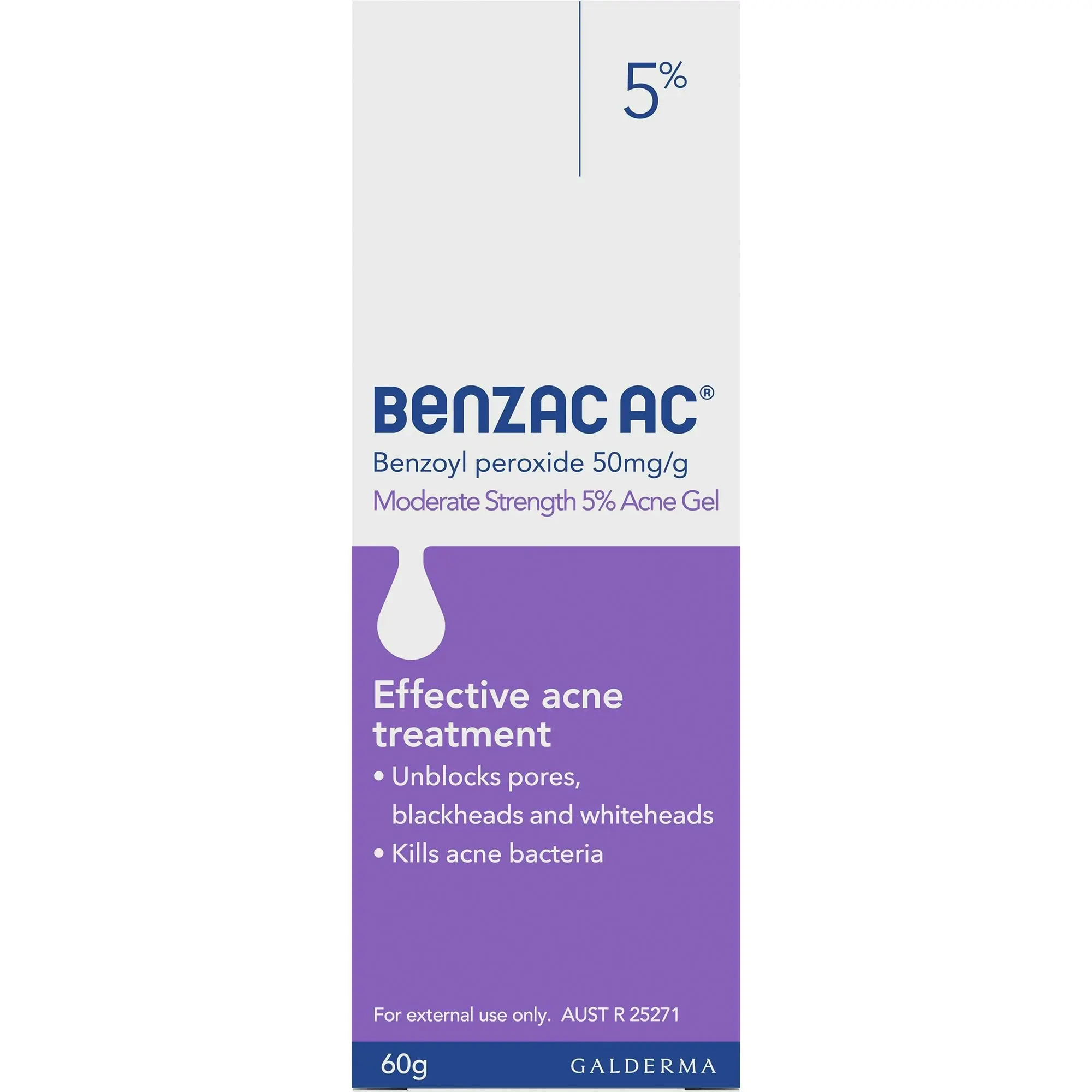 Benzac AC Acne Gel 5% 50g