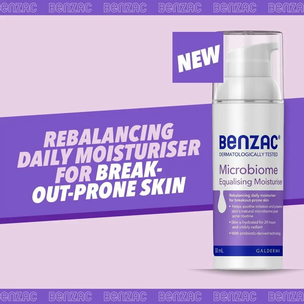 Benzac Microbiome Equalising Moisturiser 50ml