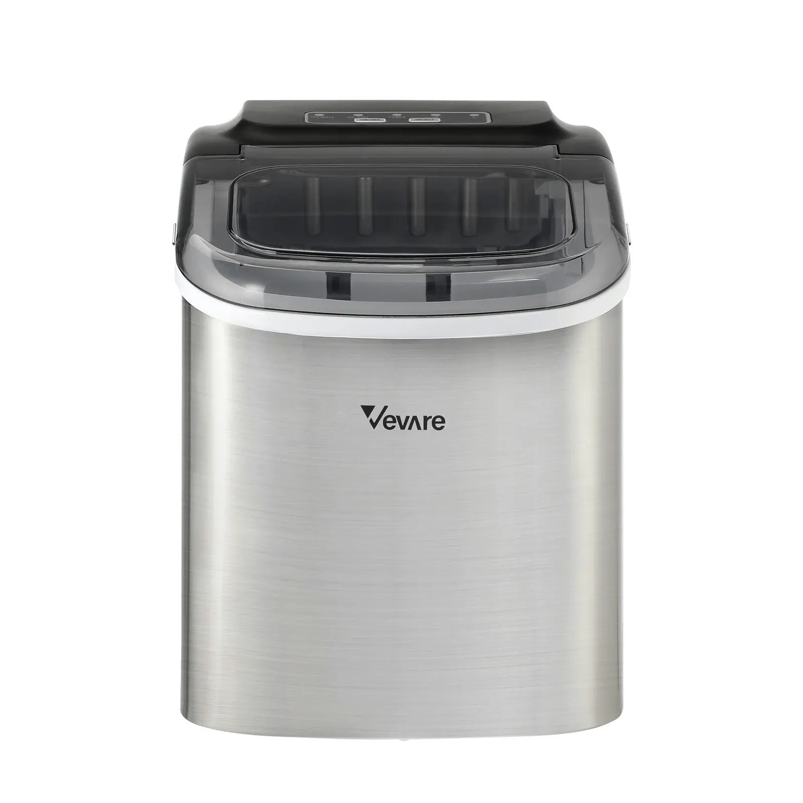 Vevare Portable Ice Maker Machine Ice Cube Tray 12kg Bar Countertop Stainless