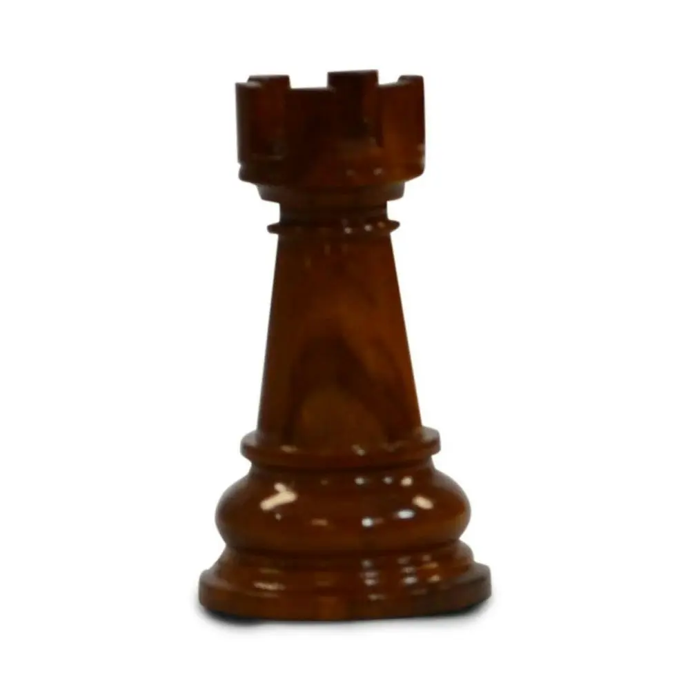 Yardgames 20cm (8 Inch) Handmade Teak Chess Pieces.  Play Queens Gambit.