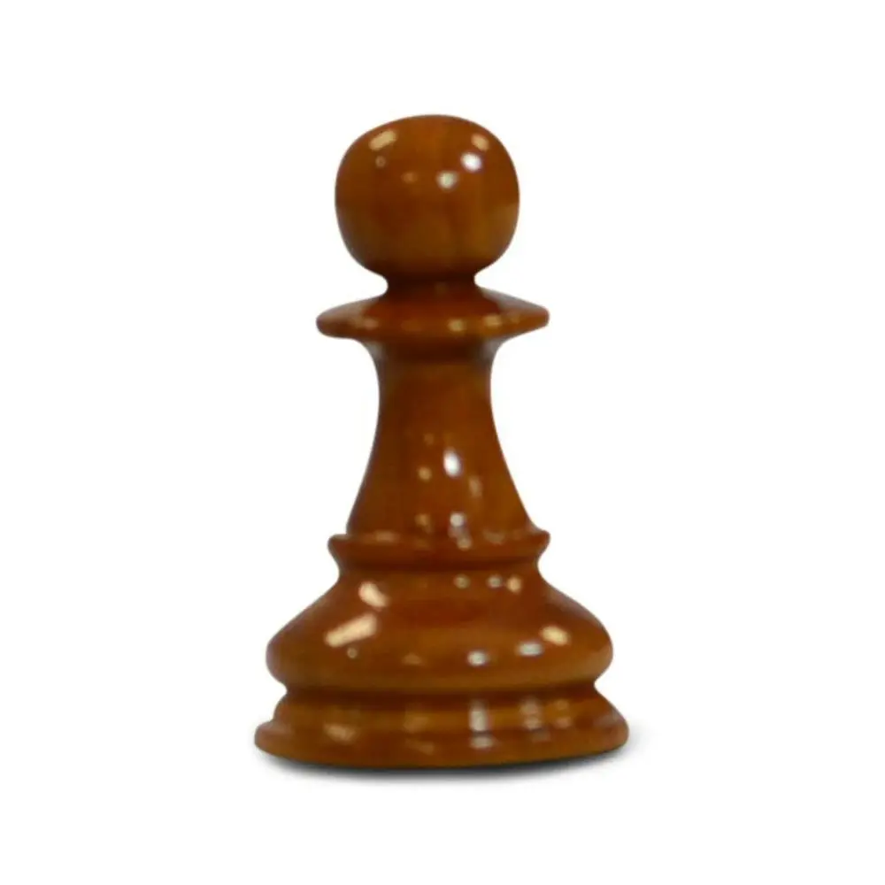 Yardgames 20cm (8 Inch) Handmade Teak Chess Pieces.  Play Queens Gambit.