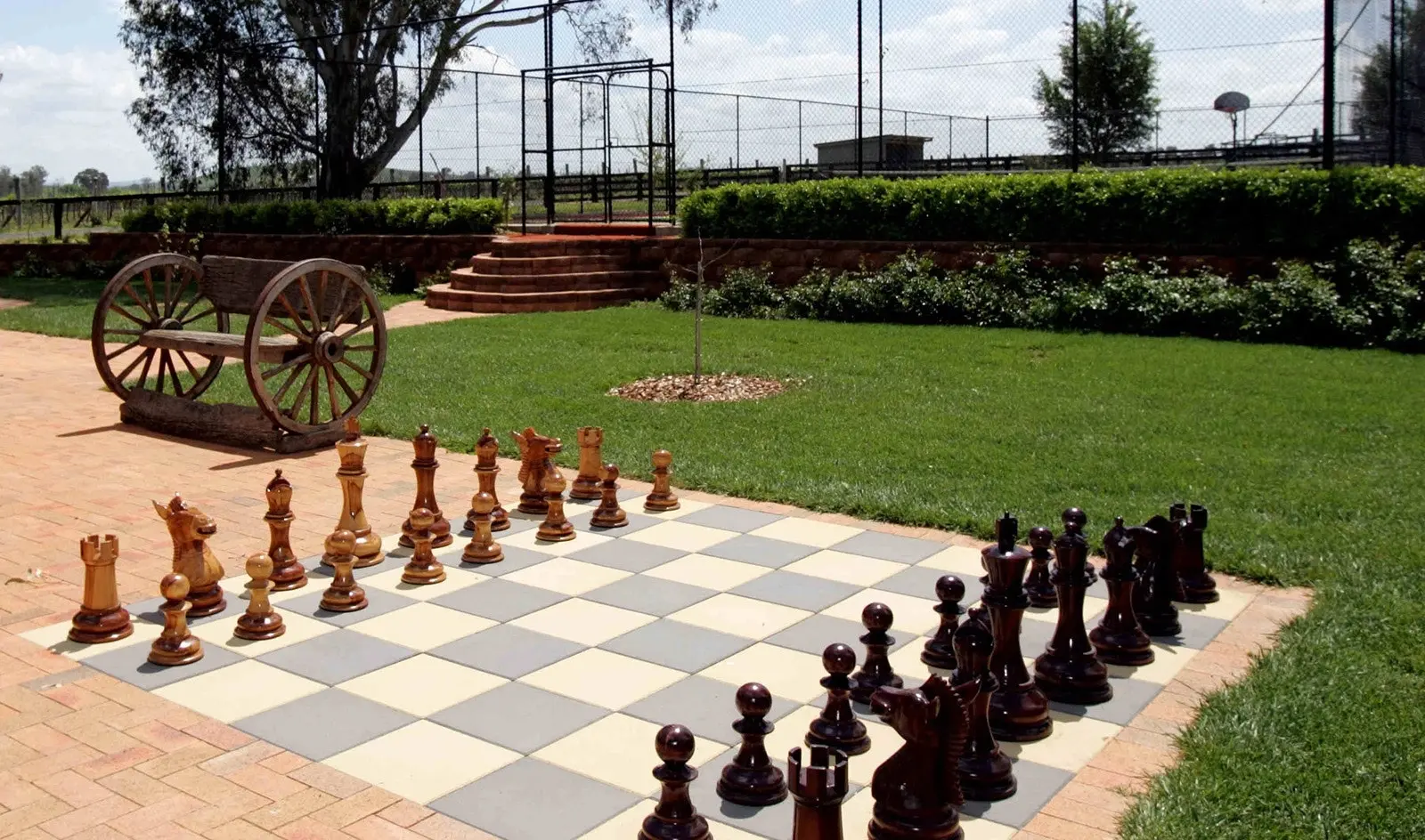 60cm (24 Inch) Teak Chess Pieces