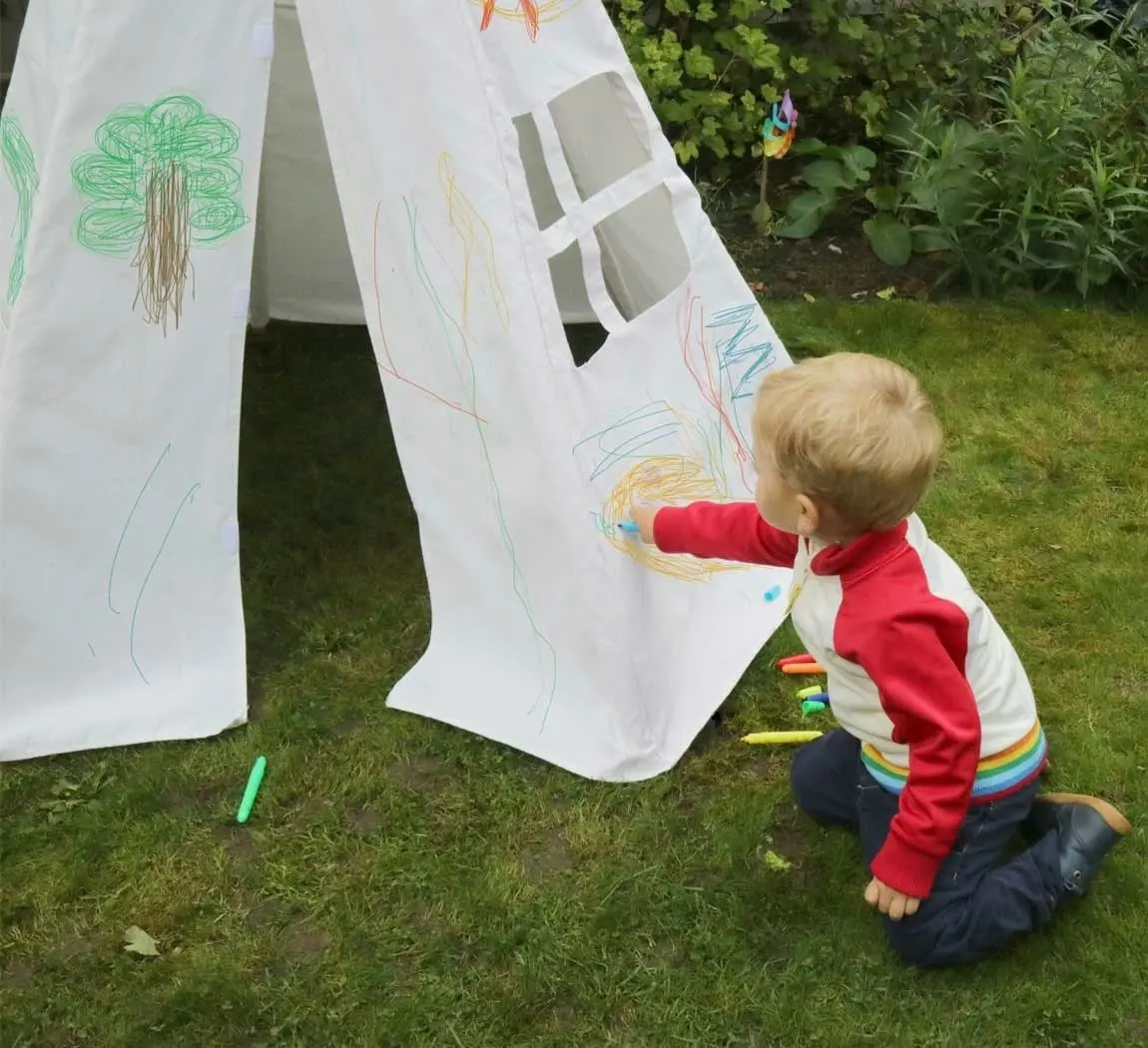 Colour Me In / Decorate Your Own Childrens Wigwam/Teepee