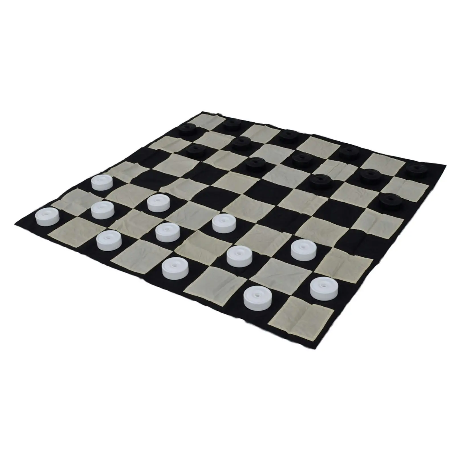 Small 10cm Diameter Plastic Checkers Pieces