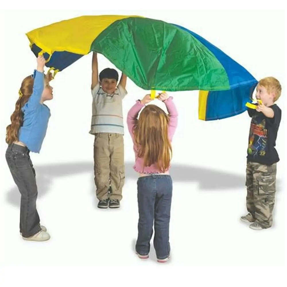 1.8m Diameter Fire Resistant Play Parachute with 6 Handles