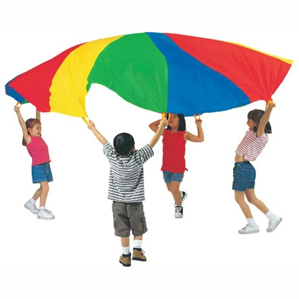 1.8m Diameter Fire Resistant Play Parachute with 6 Handles