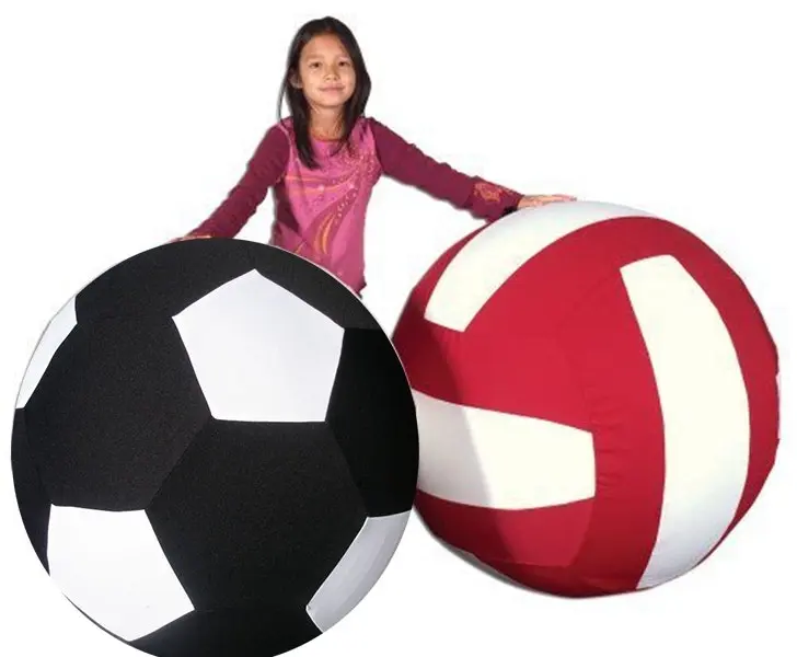 65cm Black with White Soccer Ball (Reversed Colours)