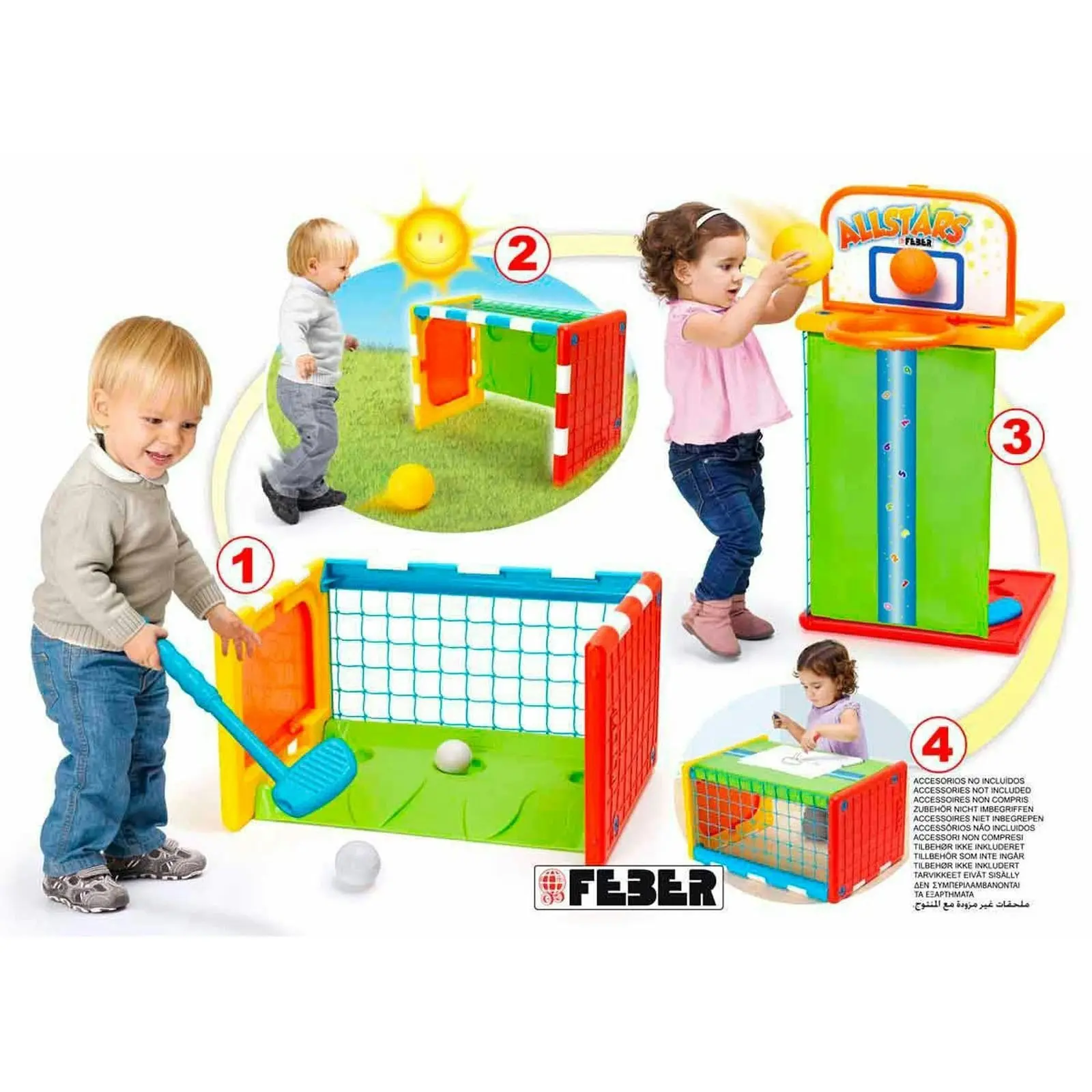 Feber 4x1 Kids Sports and Activity Cube