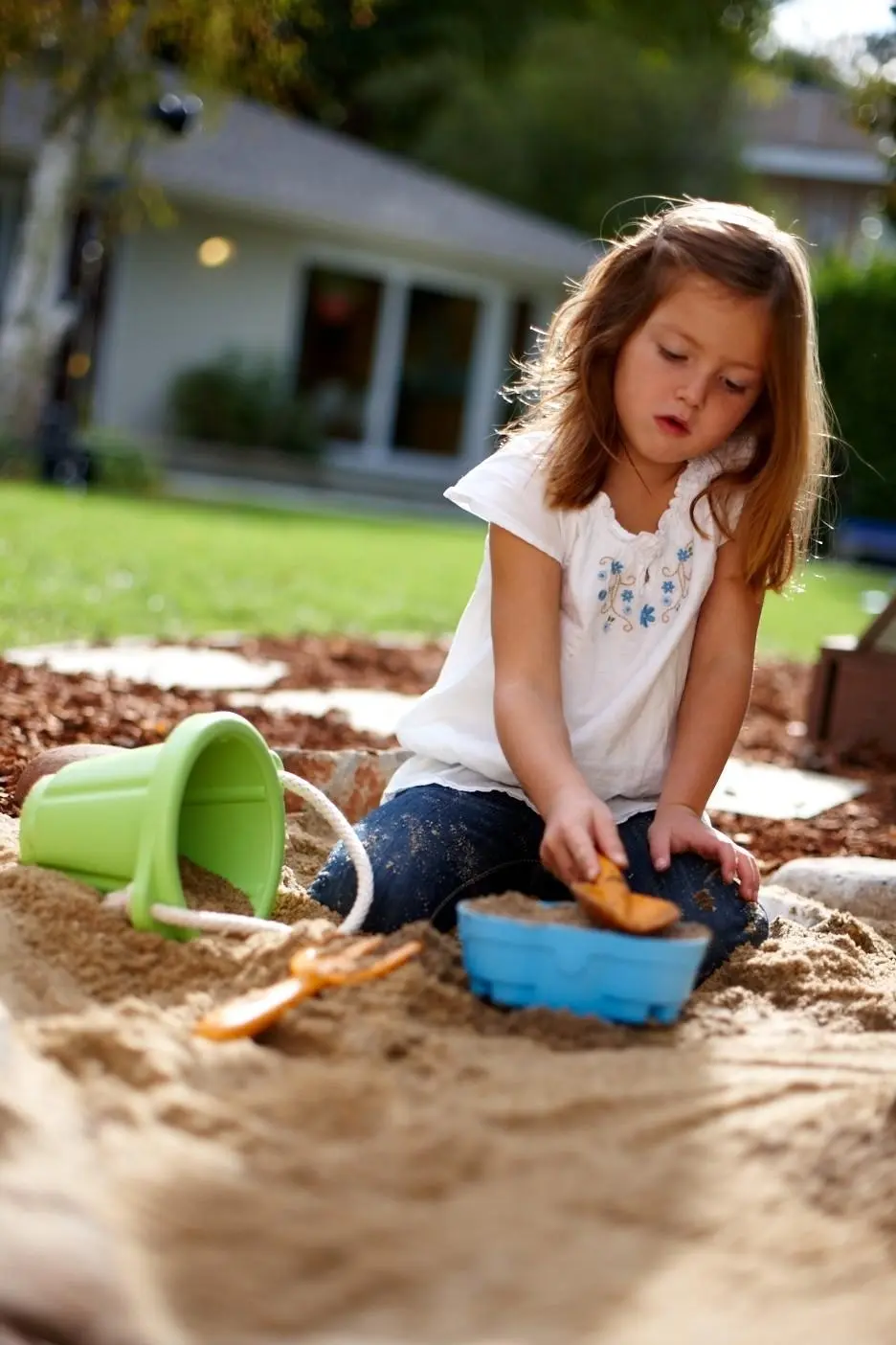 Sandpit and Sandbox 4 Piece Play Set