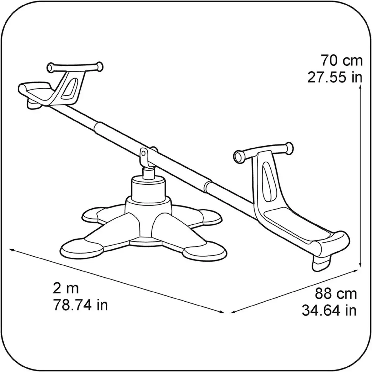 Feber Twister 2-in-1 See Saw