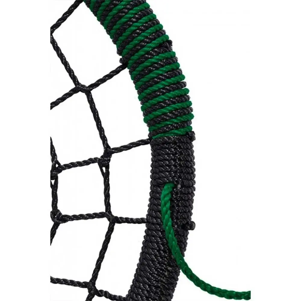 Residential Oval Birds Nest Swing - Black / Green