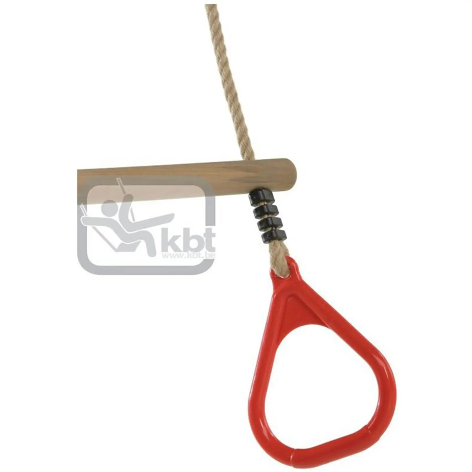 Wooden Trapeze with Ring Handles